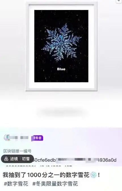 抢不到冰墩墩的年轻人，(留仙网站快速排名)，盯上了冬奥雪花NFT